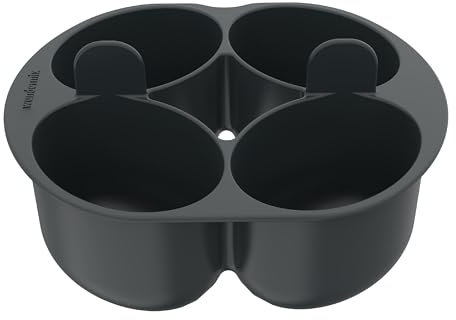 Wundermix - WunderPoach® for four • Pochiereinsatz für Thermomix & Monsieur Cuisine • Eier pochieren im TM7, TM6, TM5, TM31 & MC • Pochierte Eier • Egg Boiler • Eierkocher für 4 Eier