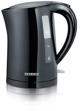 SEVERIN 3498 Wasserkocher schnurlos Schwarz Fassungsvermögen: 1.5l