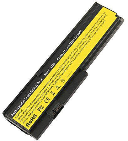 ARyee 5200mAh 11.1V X200 Battery Laptop Battery Replacement for Lenovo IBM ThinkPad X200 X200s X200si ThinkPad X201 X201i X201s