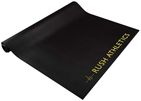 RUSH ATHLETICS Premium XL träningsmatta – 1,8 x 1,2 m 8 mm tjock, hög densitet, halkfri, träningsmatta för hemmagym, gym, plyomatta, konditionsträningsmatta, MMA (183 cm lång x 122 cm bred x 8 mm