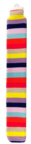 Wärmflasche mit Strickbezug Kunterbunt Wärmflasche mit Baumwoll-Strickbezug