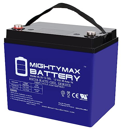 Mighty Max Battery 12V 35AH GEL Replacement Battery for Victory 10 Scooter Wheelchair