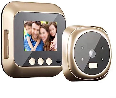 SPORTARC Visione notturna elettronica astuta dello spioncino elettronico del campanello di Digital dello schermo a colori LCD da 2,4 pollici