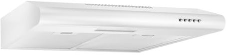 CDA CST62WH 60cm Visor Hood - White