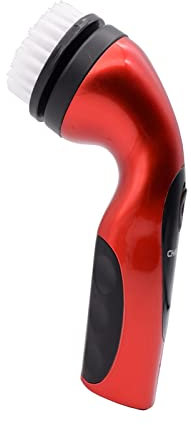 Limpiabotas Cepillos de limpieza for máquinas portátiles eléctricos Mini cepillos multifuncionales for zapatos for bolsos de cuero Mantenimiento de asientos de automóvil (color: rojo, tamaño: talla ún