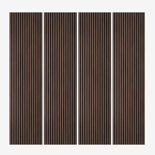 4 x Akustikpaneele aus Holz 240x60cm für Wand und Decke Kover-WG