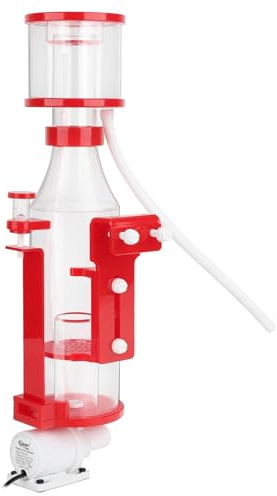 hygger Protein Skimmer for Saltwater Aquariums with 7W Pinwheel Pump, Adjustable Hang on Back Protein Skimmer Aquarium Oil Film Processor for Up to 48-79Gal Reef Tank, Filter for Marine Aquariums