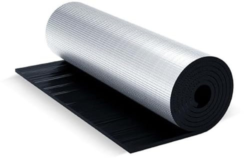 Coton D'isolation Des Murs Extérieurs Du Toit, Isolation En Feuille D'aluminium Auto-adhésive, Réduction Du Bruit Et Tampon Imperméable, Tampon En Feuille D'aluminium De 10 Mm D'épaisseur(1x1m)