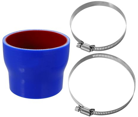 Manguera AdmisióN Aire 76mm Longitud 70-80mm 76-80mm 76-83mm ID Acoplador Manguera Silicona Tubo Silicona Tubería Admisión Intercooler Coche Entrada Aire(70-80mm)