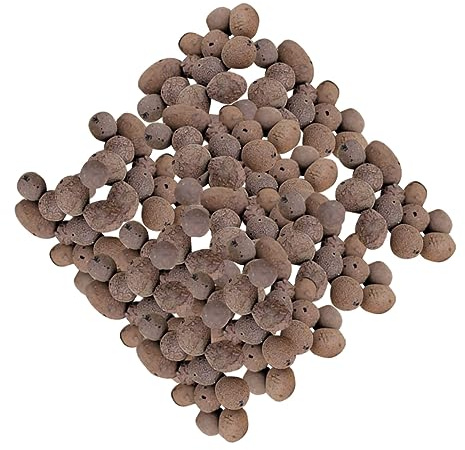 Happyyami Ceramsite per Giardinaggio Drenante 1kg Buona permeabilità all'Aria e Materiale Leggero in Argilla per Fiori e Verdure in Vaso