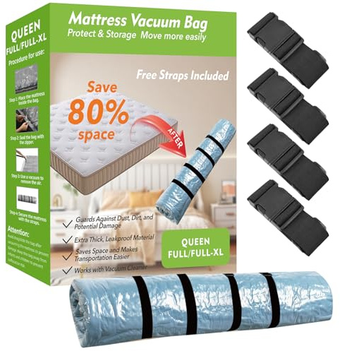 Vakuumbeutel für Matratzen 200x250cm Vakuum Beutel für Kleidung Bettdecken Kissen Vakuumierbeutel Platzsparende Aufbewahrungsbeutel für Reise Lagerung Haushalt