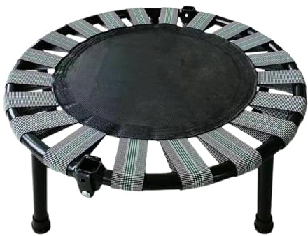 trampolino - da salto rotondo pieghevole con carico massimo di 165 libbre, strumento per esercizi fitness | Mini trampolino da interno per bambini, allenamento a casa, aerobica, divertim