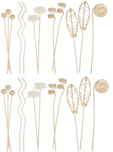 WORUIB Reed Diffuser Sticks, 24-Piece Set of Diffuser Reeds, Ideal for Home Fragrance Dispersion, Durable Rattan Material with Consistent Scent Distribution