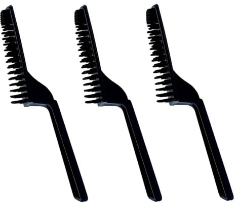 Miaija 3 Pcs Hair Dye Color Brush Dyeing Comb Plastic Brush Applicator Tools Hair Coloring Supplies Diy Salon Accessories Hairdressing Kit