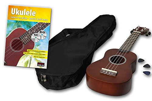 cascha EN 3953 Sopran-Ukulele Starter Set