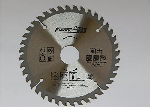 1 HM Kreissägeblatt für Holz und Kunststoff - 40 Zähne – Ø 160 mm x 30 mm/Sägeblatt/Kreissägeblätter