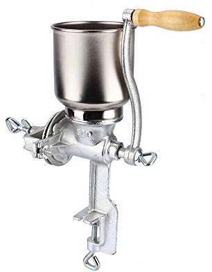 BONOOL Grain Mills, Manual Grains Mill Spices Cereals Coffee Dry Food Grinder Grinding Machine Home Flour Powder Crusher Grinder