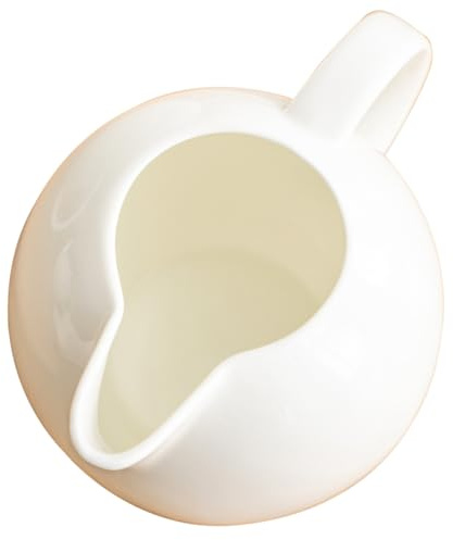 Ciieeo Pichet à Crème Avec Poignée Pichet à Lait Multifonctions Céramique Tasse à Café Pot à Lait à Sirop
