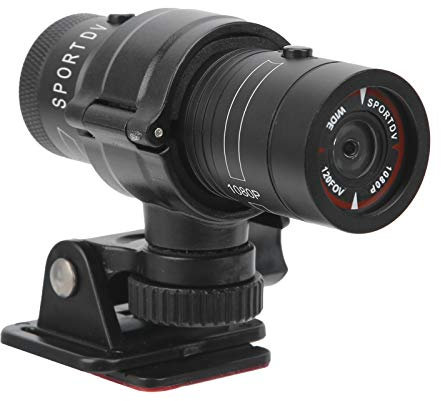Videoregistratore per Moto con Microfono 1080P FULL HD Obiettivo Grandangolare Custodia Impermeabile per Avventure All'aria Aperta