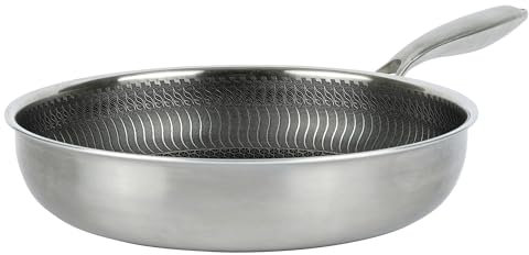 axentia HONEYCOMB Bratpfanne mit Wabenstruktur, geeignet für alle Herdarten ⌀28 cm