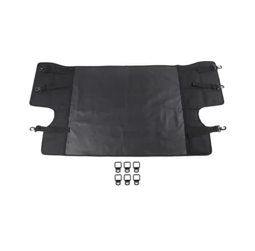 FUNFOB Cache-Bagages Rideau De Protection Coffre Arrière Intérieur avec Boucle Version Quatre Portes pour Jeep pour Wrangler JL 2018 Et Plus Housse Colis Cargo Coque Cache-Bagages