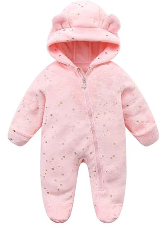 Piumino Neonato - In Cotone Soffissimo, Chiusura A Bottoni Per Comodità Nel Cambio. Colori Pastello E Motivi Delicati, Garantisce Comfort E Look Adorabile.