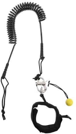 iplusmile Leash per Tavola SUP con Cinturino Caviglia Ergonomico e Regolazione Visibile Corda Elasticizzata Rapida per Longboard e Paddleboard Sicurezza e Comfort per Surf e Paddleboarding