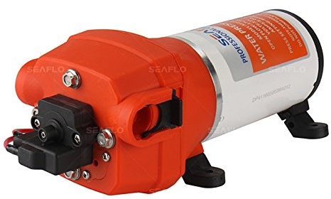 Seaflo 41-series presión de agua bomba de diafragma – 12 V, 4,5 GPM, 40PSI
