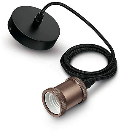 Philips LED E27 Vintage Schnurpendel, 40 W, rose gold