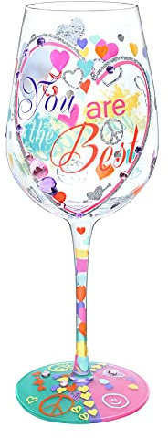 NymphFable 15oz Handgemalt Weingläser Du bist der beste Geschenkideen Personalisierte Geburtstagsgeschenk Für Frauen