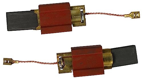 vhbw 2X Kohlebürste kompatibel mit Miele W432S, W433E, W433S, W435E, W435S, W437E, W437S, W439E, W439S, W440S Waschmaschine, Trockner