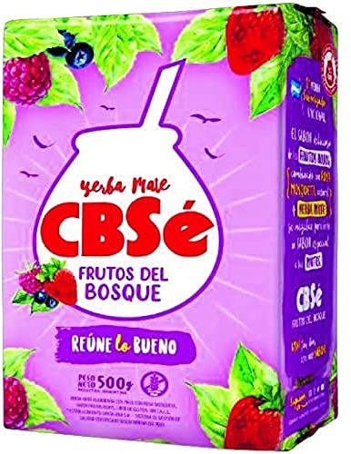 Qumir - Yerba Mate Cbse Frutos del Bosque 500 grs - La Primer Yerba Mate Saborizada de Argentina - Lider en ventas