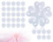 KAPSING 32 Piezas Clips Redondos para Globos de Flores, Clips para Abrazaderas para Globos, Decoración de Bodas, Cierres para Globos, Decoraciones para Eventos de Bodas, Suministros para Fiestas