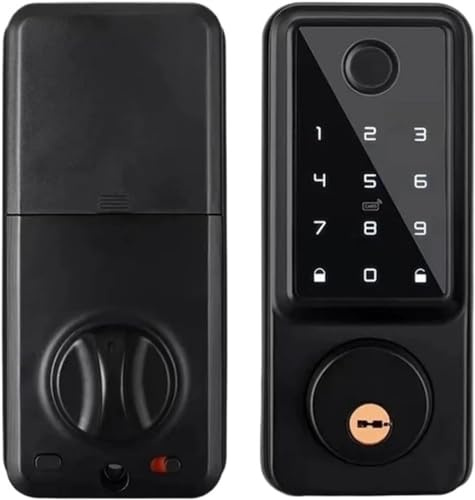 HERFST Serratura Intelligente Tuya WiFi TTLock Blocco Applicazione sensore Porta Impronte digitali codice Digitale elettronico Serratura Porta Scheda IC casa