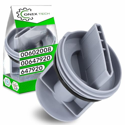 Filtro Pelusas Lavadora 78 x Ø 64 mm con Código Original 00647920 00602008 00605010 para Bosch para Siemens para Balay para Constructa para Neff - Garantía de 5 Años - ONIX TECH