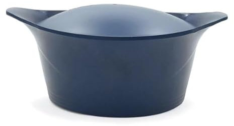 Cookut - L'incroyable Cocotte 20 cm avec poignée en métal et manique assorties - Myrtille