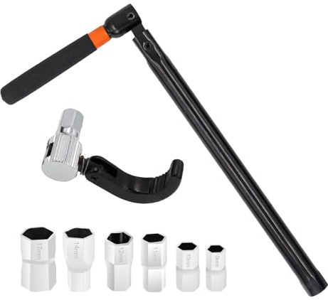 Clé pour Robinet Set, Cle Robinet Remplacement 9-17mm, Cle pour Robinet Evier pour L'installation de Robinets, pour la Réparation de Robinets