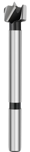 HSAWBIT 15mm Forstner Drill Bit, Forstner Bit Wood Drill Bits for Holes | Hinge Hole Cutter for Woodworking (Ø15mm, length 90mm, Round Shank)