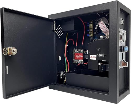 Sintron ST-002 220V/240V 16A Coin Operated Timer Control Power Box for Electronic Device Vending Machine, Gaming Machines, Massage Chairs Shoe Polishers Washing Machines Chargers Dryers Auto Car Wash