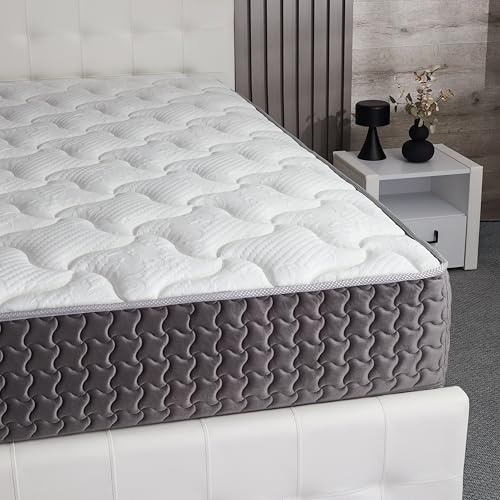 DREAM SHIELD Mattress V2 - Pocket Spring Orthopedic Mattress with Motion Isolation Technology, Temperature-Regulating Cover, Medium Firm Support for Back Pain Relief (Super King)