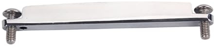 Gitarrensteg Ersatzteile Metall Gl227 für Gitarre und Bass | Silber, für Akustische Instrumente, Minimale Porosität, Klarer Klang und Längeres Sustain, Zubehörteil