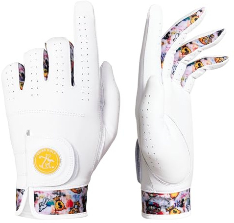 Skins Golf Handschuhe – absolut einzigartige Designs | AAA Cabretta-Leder | Herren-Golfhandschuh | Größen S-XL | kann auf der linken Hand getragen werden (Geldbeutel, M)