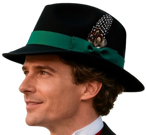 Qoukonao Oktoberfest Hüte Für Herren | Filzhut Herren,Filz Hut Kostüm Für Damen Bierfest - Party Accessoires Erwachsene Cosplay Verkleidung