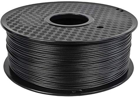PC Kohlefaser-Filament, Kohlefaserverstärktes Polycarbonat, 3D-Drucker-Filament 1 kg (2,2 lb), Kohlefaser-Filament, 1,75 mm, Schwarzes Filament-Ruß 1kg