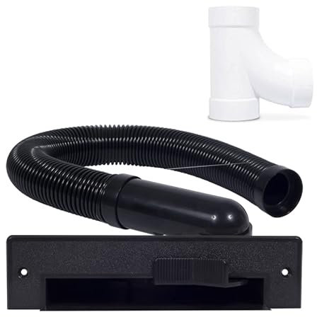 Générique Kit Ramasse Miettes Complet (3 Couleurs) pour Aspirateur Centralisé - Compatibles Toutes Marques Aspiration Centralisé - Garantie 2 Ans (Blanc)