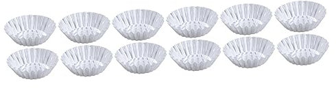 BESTonZON 30pièces Moules à Gâteaux Aluminium Antiadhésifs Lot Pour Aux Œufs Muffins Et Réutilisables Et Faciles à Nettoyer