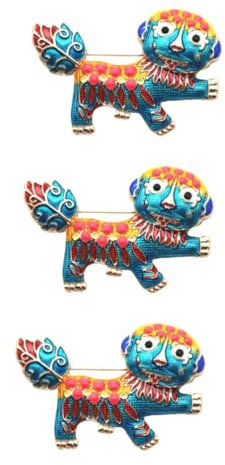 Warmhm 3 Stück Süße Kleidung Brosche Emaille Kragen Brosche Löwe Brosche Dekorative Anstecknadel Schal Brosche Anstecknadel Löwe Anstecknadel Maskottchen Brosche Anstecknadel Tier