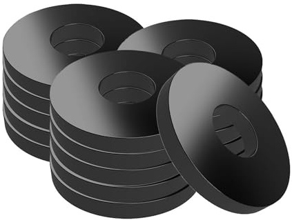 Offgridtec Lot de 100 rondelles en acier inoxydable V2A DIN304 V2A M8 x 20 mm - Rondelles résistantes à la corrosion pour montage solaire, construction, électronique, automobile et industrielle - Noir