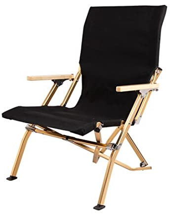Klappstuhl Angelstuhl Klappbarer Armlehnenstuhl, Tragbarer Outdoor-Camping-Grillstuhl, Dickes Segeltuch, Bequemer Freizeit-Rückenlehnen-Liegestuhl Camping Stuhl (Color : A, Size : 85x56.5x61cm)