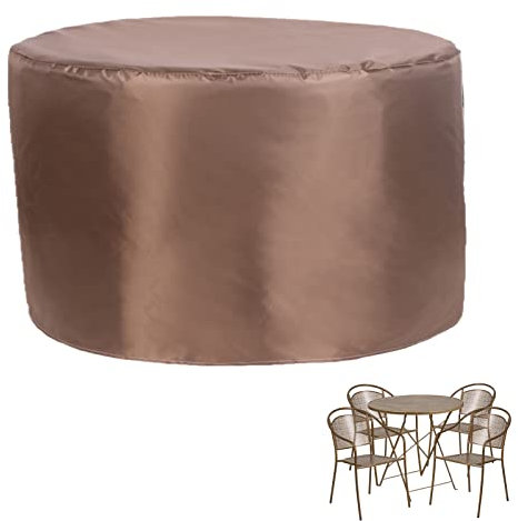 Waterproof Furniture Cover for Outdoor Seating Set - Windproof, Durable Table and Chair Cover, Protection from Dust - Outdoor Furniture Covers